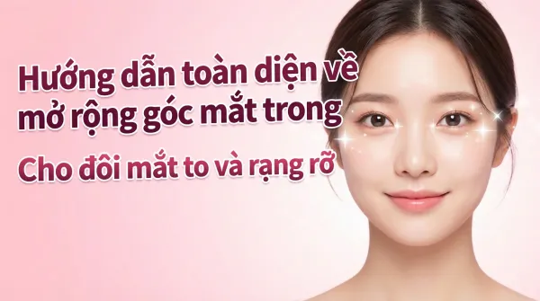 Hướng dẫn đầy đủ về phẫu thuật mở góc mắt trong: Giải thích chi tiết từ loại bỏ nếp rẻ quạt, phương pháp phẫu thuật đến chăm sóc sẹo.