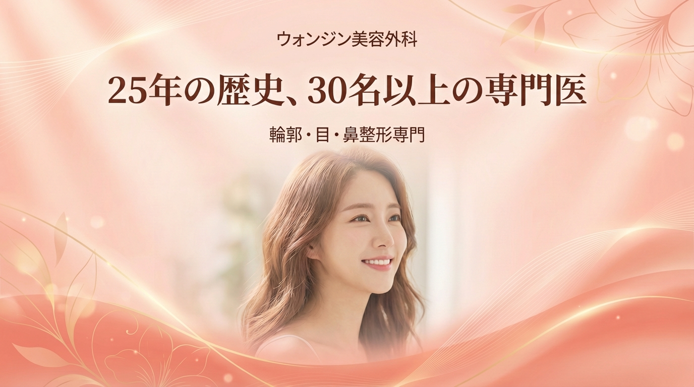 Bệnh viện thẩm mỹ Wonjin - 25 năm truyền thống, hơn 30 bác sĩ chuyên khoa.