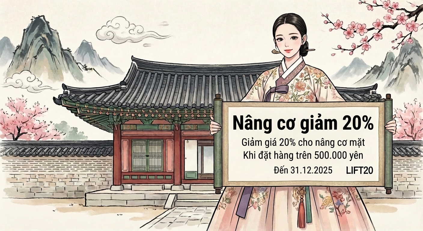 Giảm 20% nâng cơ mặt