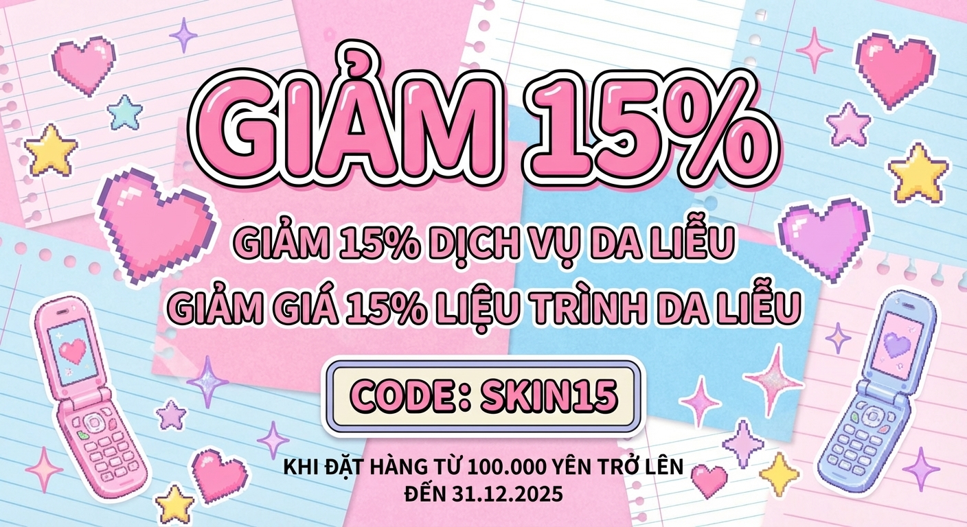 Giảm 15% da liễu