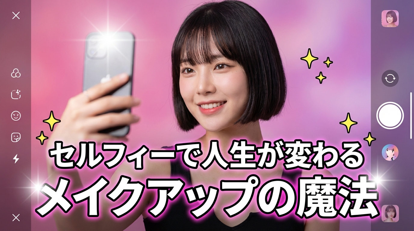 Thay đổi cuộc đời không cần phẫu thuật thẩm mỹ! Bí quyết trở thành phiên bản tuyệt vời nhất của bản thân bằng cách selfie và trang điểm